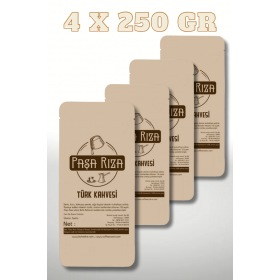 Paşa Rıza Türk Kahvesi 1000 Gr. (4x250 Gr)